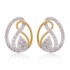 Beautifully Crafted Diamond Pendant Set with Matching Earrings in 18k gold with Certified Diamonds - PD1452P